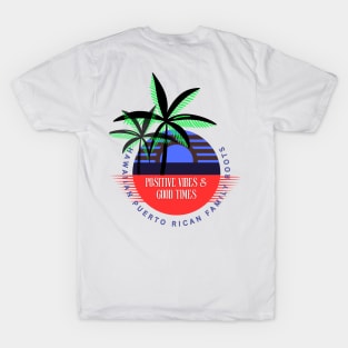 Hawaiian Puerto Rican Family Roots PVGT T-Shirt